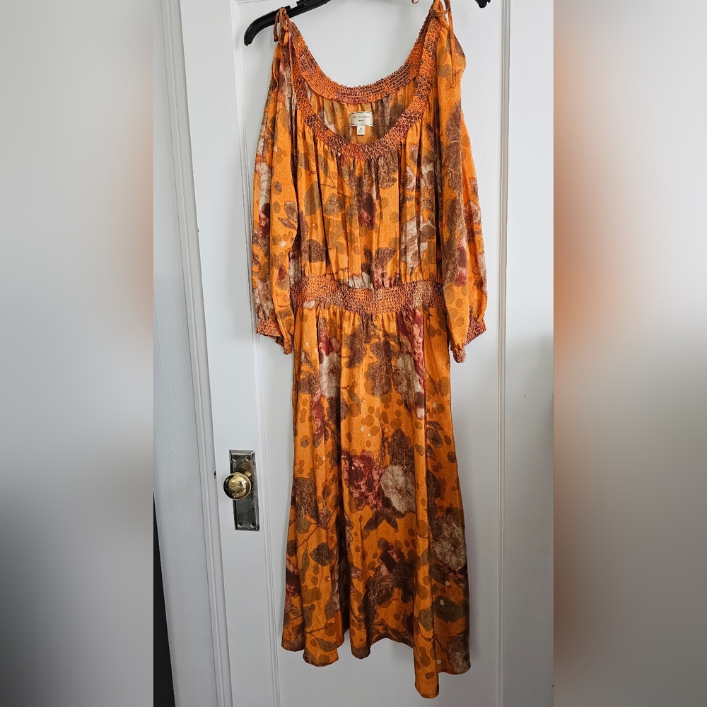 Moulinette Soeurs Cara Cara 100% Silk Dress size 12